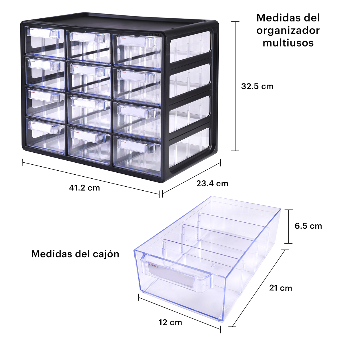 Foto 6 pulgar | Caja Organizadora Ag Box Negra