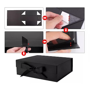 Foto 2 | Caja de Regalo Belug Negra