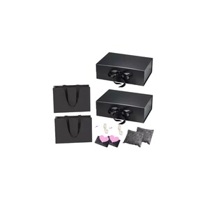 Foto 1 | Cajas De Regalo Magnética Y Plegable De 33 X27 X 12 Cm 10 Pzs, Negro