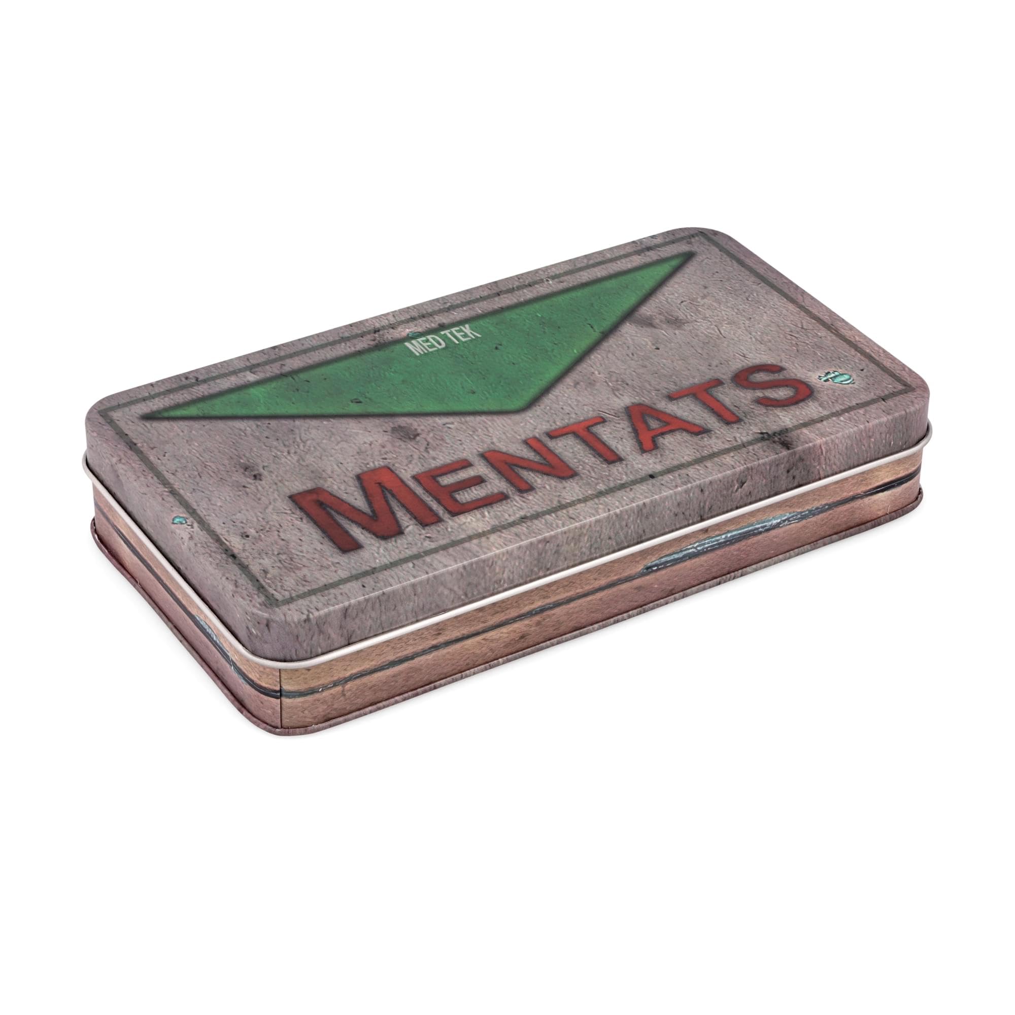 Foto 2 pulgar | Plato De Metal Storage Tin Réplica De Fallout Mentats - Venta Internacional.