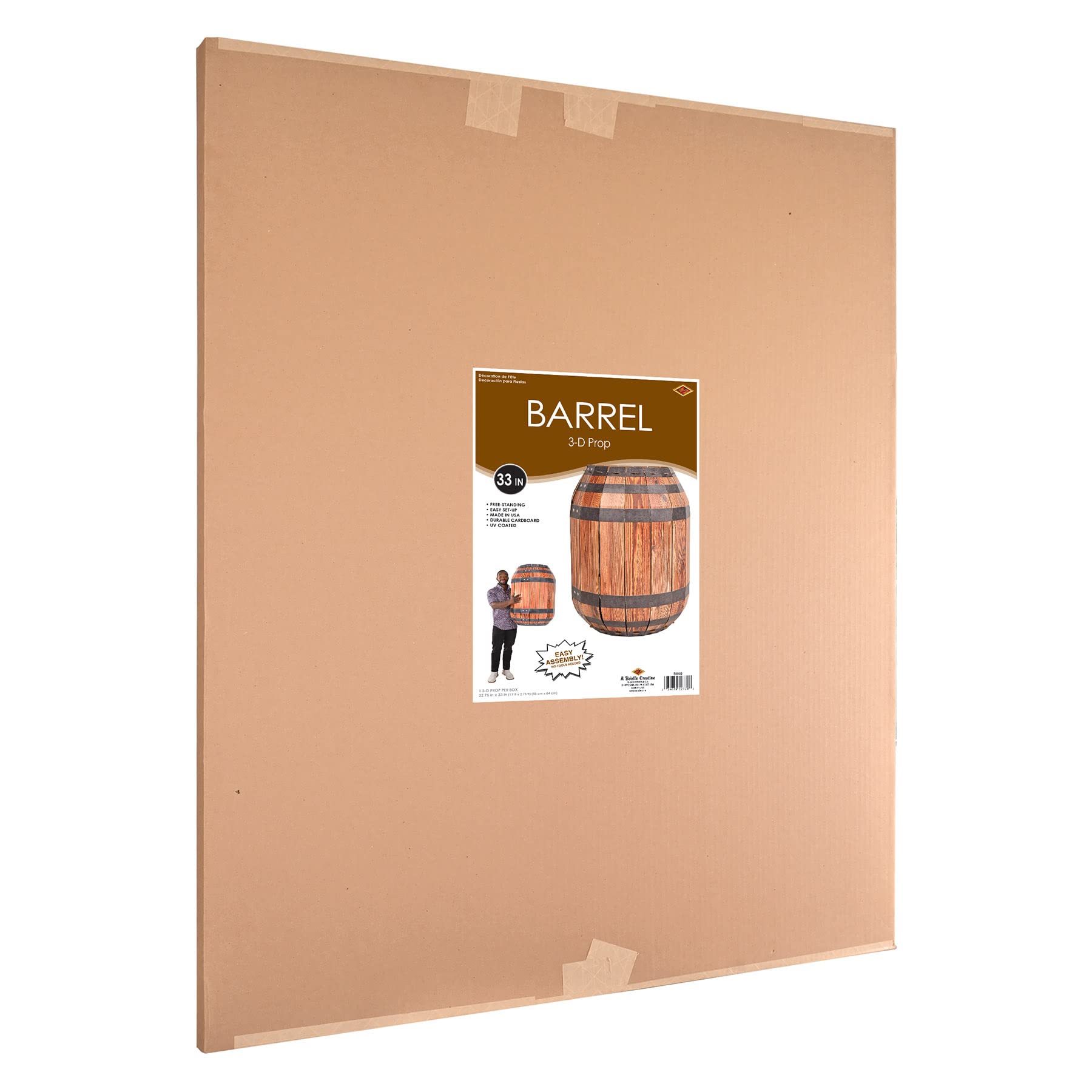 Foto 5 | Botella De Madera De Cartón Corrugado Photo Prop Beistle - Venta Internacional.