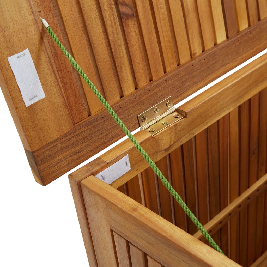 Foto 7 pulgar | Caja De Almacenamiento Exterior Vidaxl Deck Box Con Tapa De Madera De Acacia - Venta Internacional.