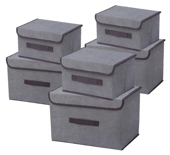 Foto 2 pulgar | Cajas Organizadoras Plegables de Tela Xtellar 6 Piezas