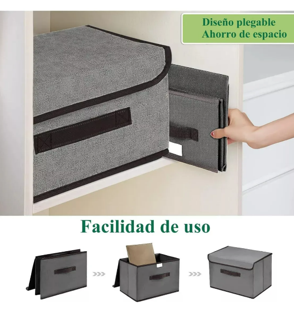 Foto 4 pulgar | Cajas Organizadoras Plegables de Tela Xtellar 6 Piezas