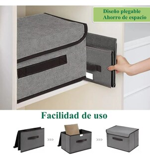 Foto 3 | Cajas Organizadoras Plegables de Tela Xtellar 6 Piezas