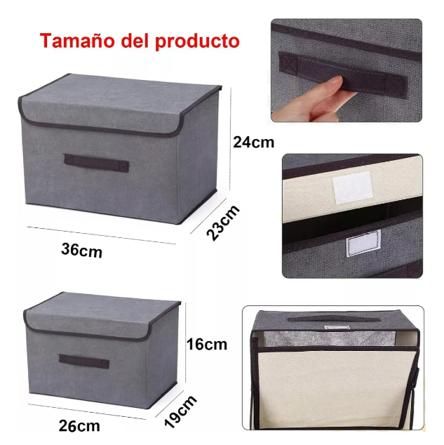 Foto 5 pulgar | Cajas Organizadoras Plegables de Tela Xtellar 6 Piezas