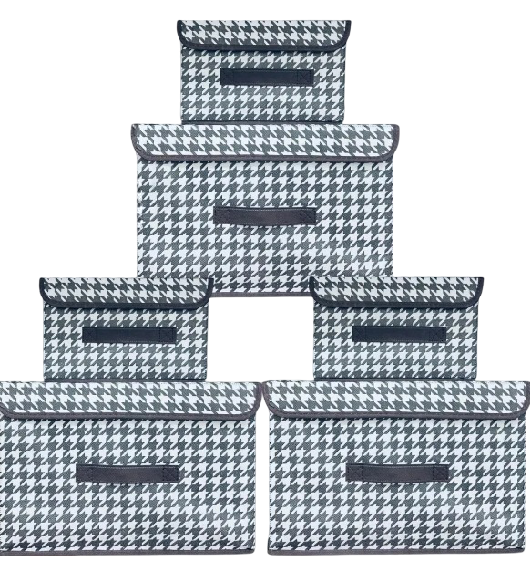 Cajas Organizadoras Plegables de Tela Xtellar 6 Piezas