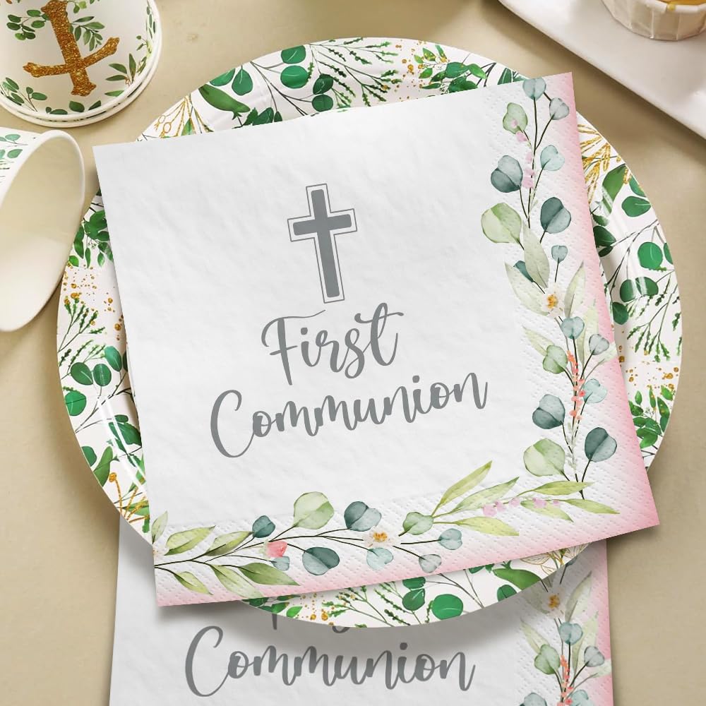 Foto 4 | Servilletas Amscan My First Communion, 16,5 X 16,5 Cm, 40 Unidades - Venta Internacional.