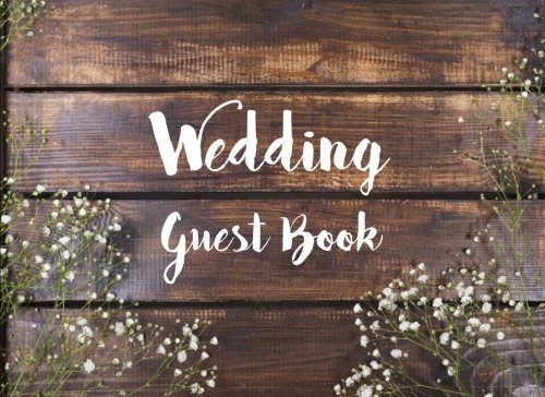 Foto 1 | Libro De Visitas Para Bodas Genérica Con Flores Blancas Claras, Rústicas Y Elegantes - Venta Internacional.