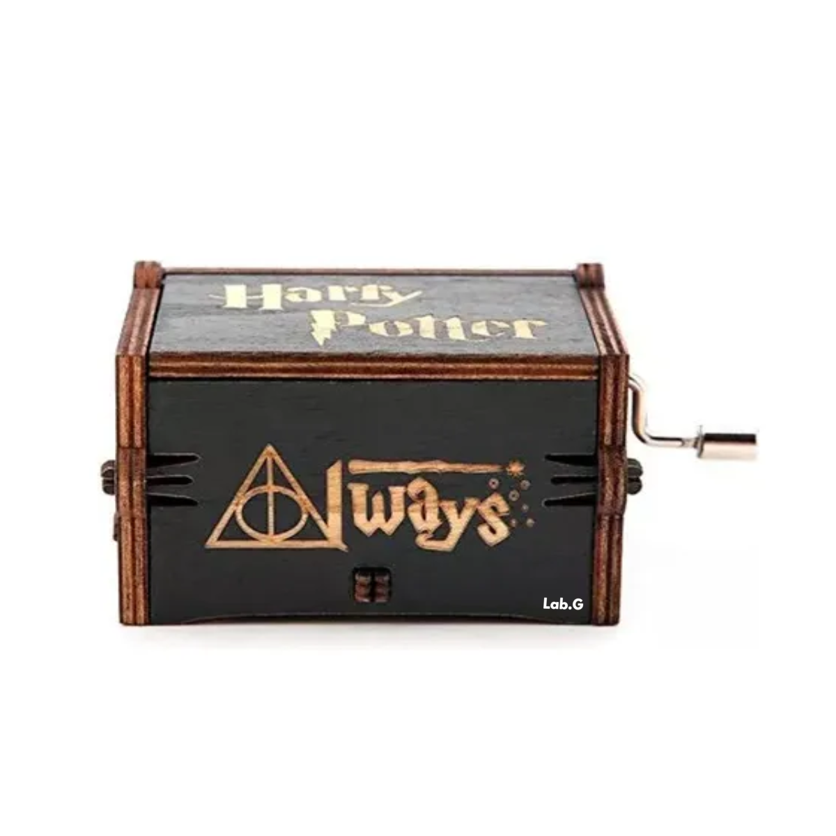 Foto 1 | Mini Caja De Música De Madera Creativa De Harry Potter Lab.g Negro