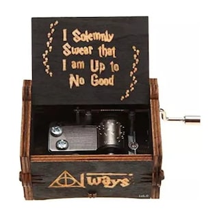 Foto 2 | Mini Caja De Música De Madera Creativa De Harry Potter Lab.g Negro