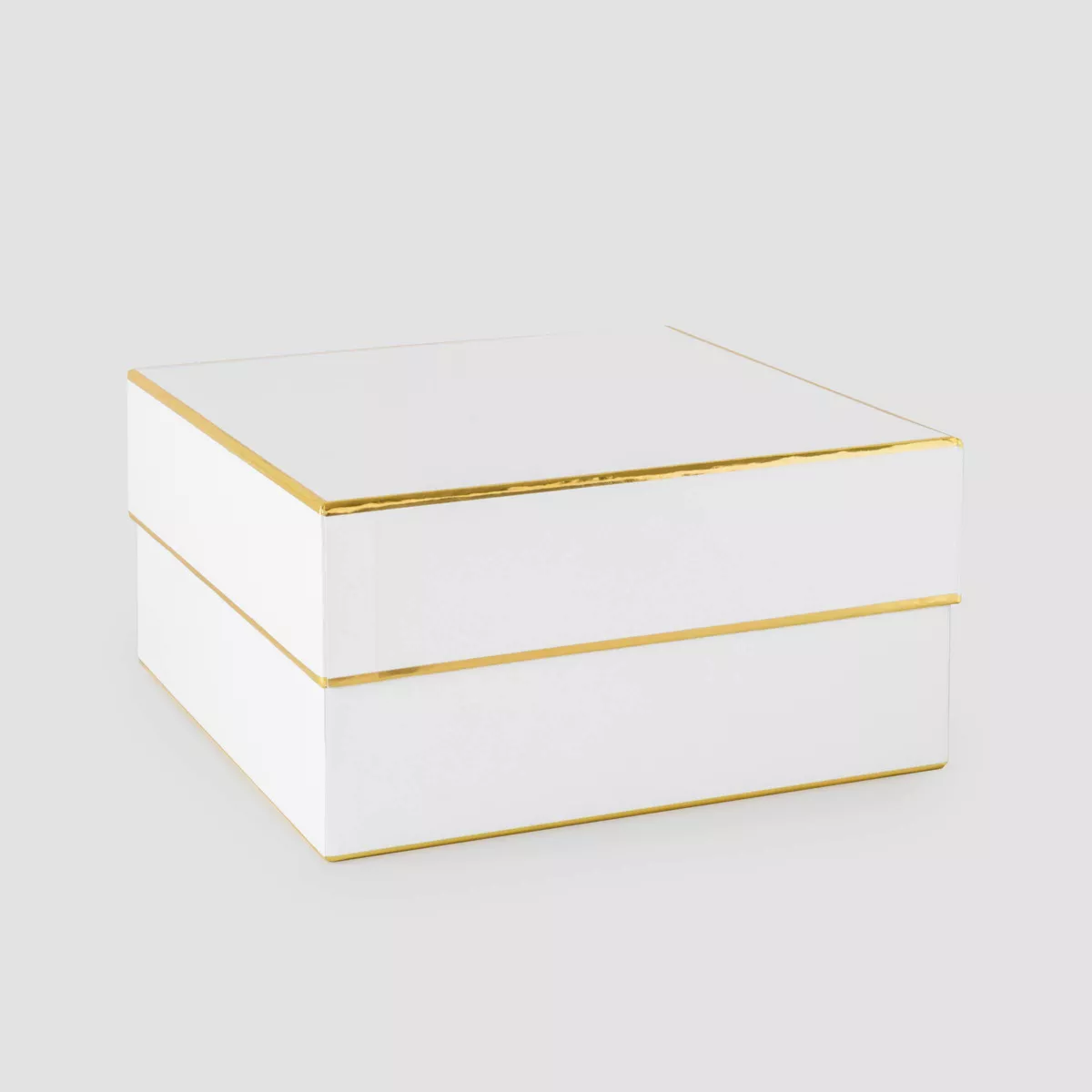 Foto 2 pulgar | 2 Cajas De Regalo Sorpresa Forma Cuadrada Blanca Con Dorado