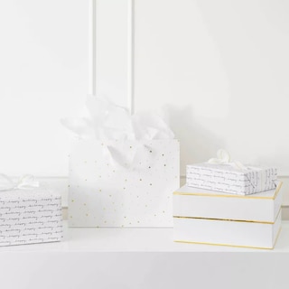 Foto 2 | 2 Cajas De Regalo Sorpresa Forma Cuadrada Blanca Con Dorado