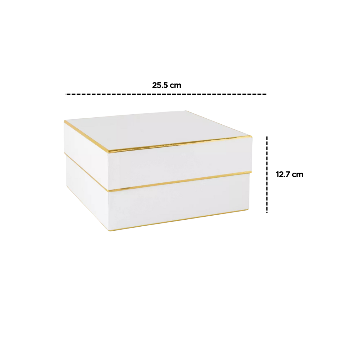 Foto 6 pulgar | 2 Cajas De Regalo Sorpresa Forma Cuadrada Blanca Con Dorado