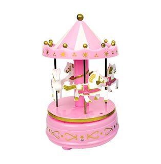 Foto 1 | Caja De Música Carrusel De Fantasía Eo Safe Imports Esi-20512 Rosa