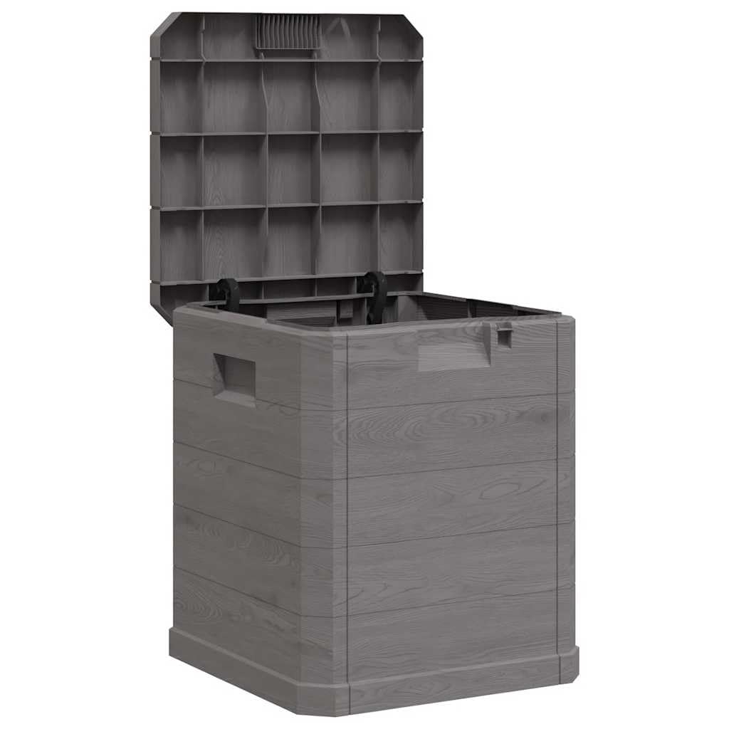 Foto 2 pulgar | Caja De Almacenamiento Para Patio Vidaxl  Impermeable  Capacidad 90 L  Color Marrón - Venta Internacional.