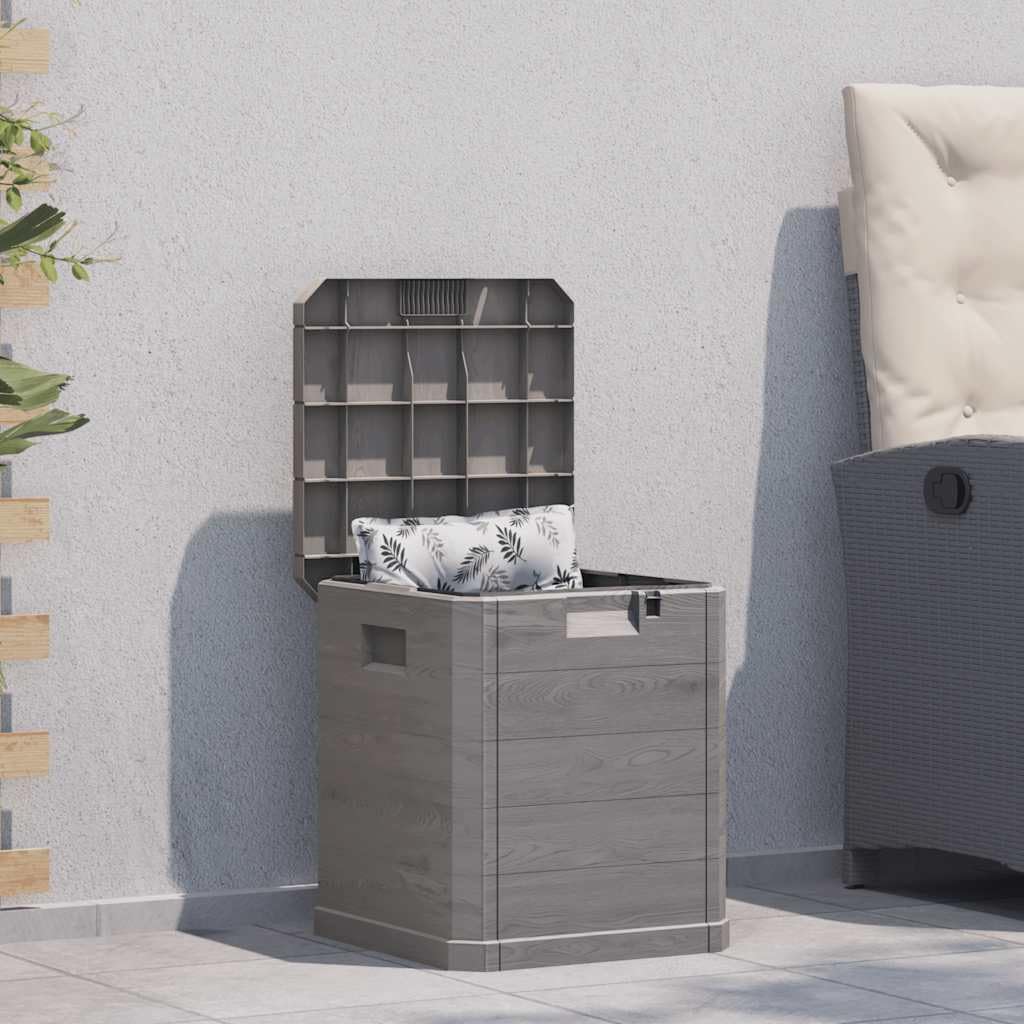 Foto 3 pulgar | Caja De Almacenamiento Para Patio Vidaxl  Impermeable  Capacidad 90 L  Color Marrón - Venta Internacional.