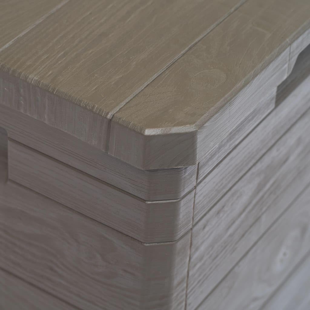 Foto 7 | Caja De Almacenamiento Para Patio Vidaxl  Impermeable  Capacidad 90 L  Color Marrón - Venta Internacional.
