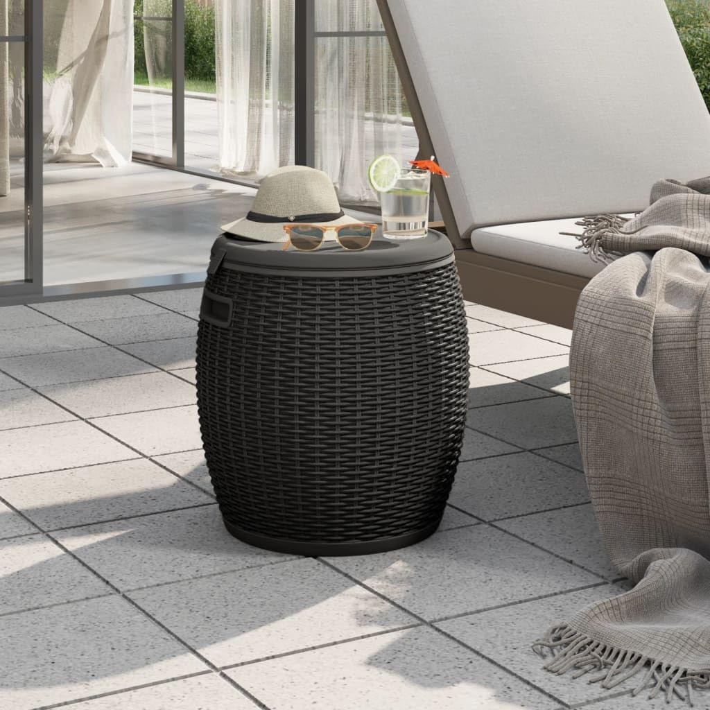 Foto 3 pulgar | Caja De Almacenamiento Para Patio Vidaxl 4 En 1  Polipropileno Negro  37 L - Venta Internacional.