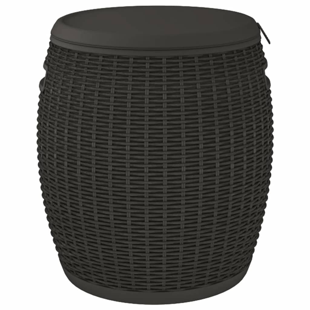 Foto 4 pulgar | Caja De Almacenamiento Para Patio Vidaxl 4 En 1  Polipropileno Negro  37 L - Venta Internacional.
