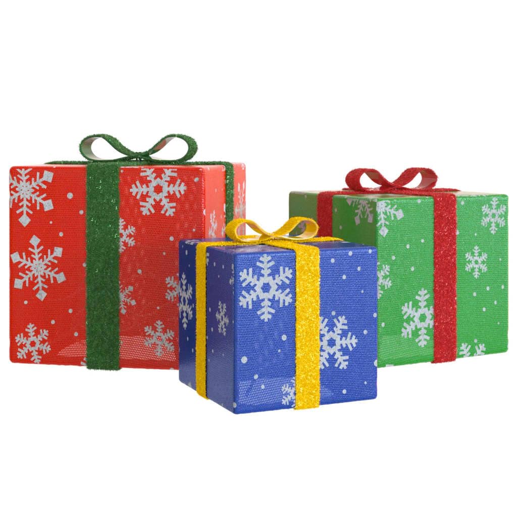 Foto 6 pulgar | Cajas Navideñas Iluminadas Vidaxl  Juego De 3 64 Luces Led - Venta Internacional.
