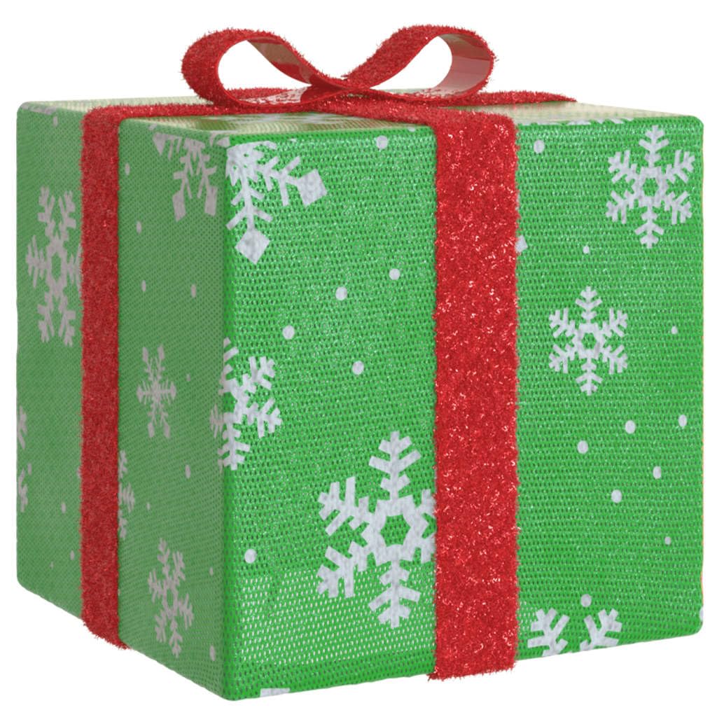 Foto 8 pulgar | Cajas Navideñas Iluminadas Vidaxl  Juego De 3 64 Luces Led - Venta Internacional.