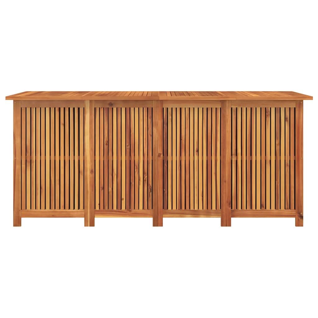 Foto 7 pulgar | Caja De Almacenamiento De Jardín Vidaxl Para Exteriores De Madera Maciza De Acacia  200 X 80 X 75 Cm - Venta Interna