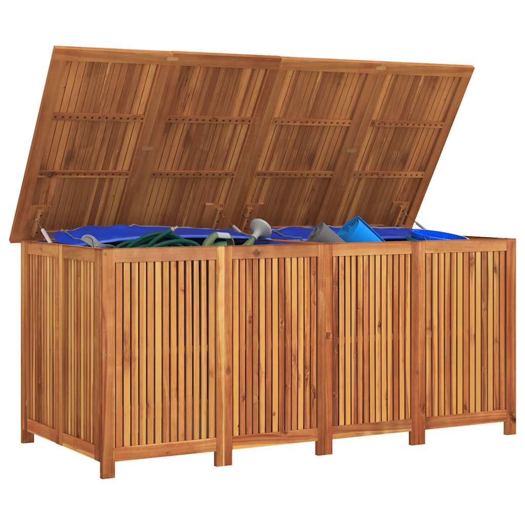 Foto 8 pulgar | Caja De Almacenamiento De Jardín Vidaxl Para Exteriores De Madera Maciza De Acacia  200 X 80 X 75 Cm - Venta Interna