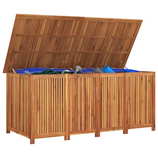 Foto 7 | Caja De Almacenamiento De Jardín Vidaxl Para Exteriores De Madera Maciza De Acacia 200 X 80 X 75 Cm - Venta Interna