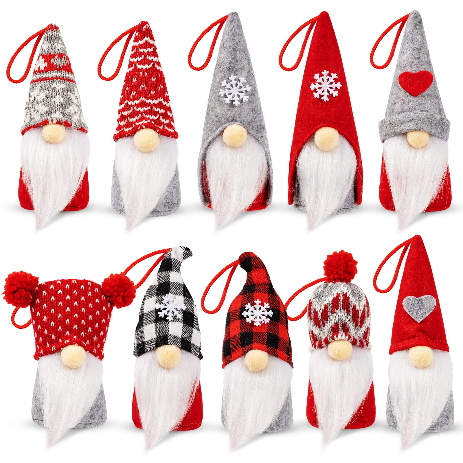 Foto 1 | Set De Decoración Navideña Wememorn Gnome Handmade Swe X10 - Venta Internacional.