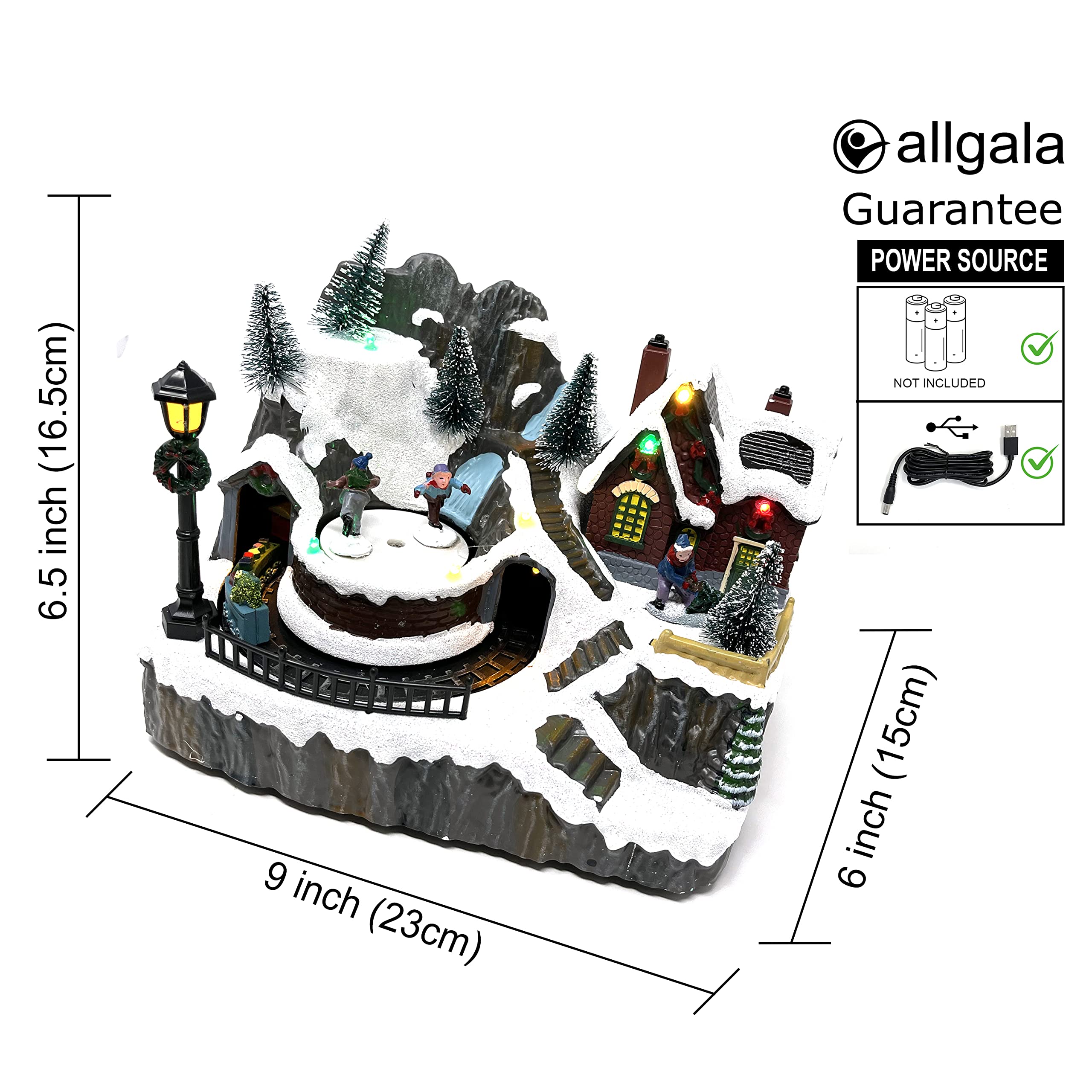 Foto 3 pulgar | Figura Coleccionable Christmas House Allgala, Poliresina - Venta Internacional.