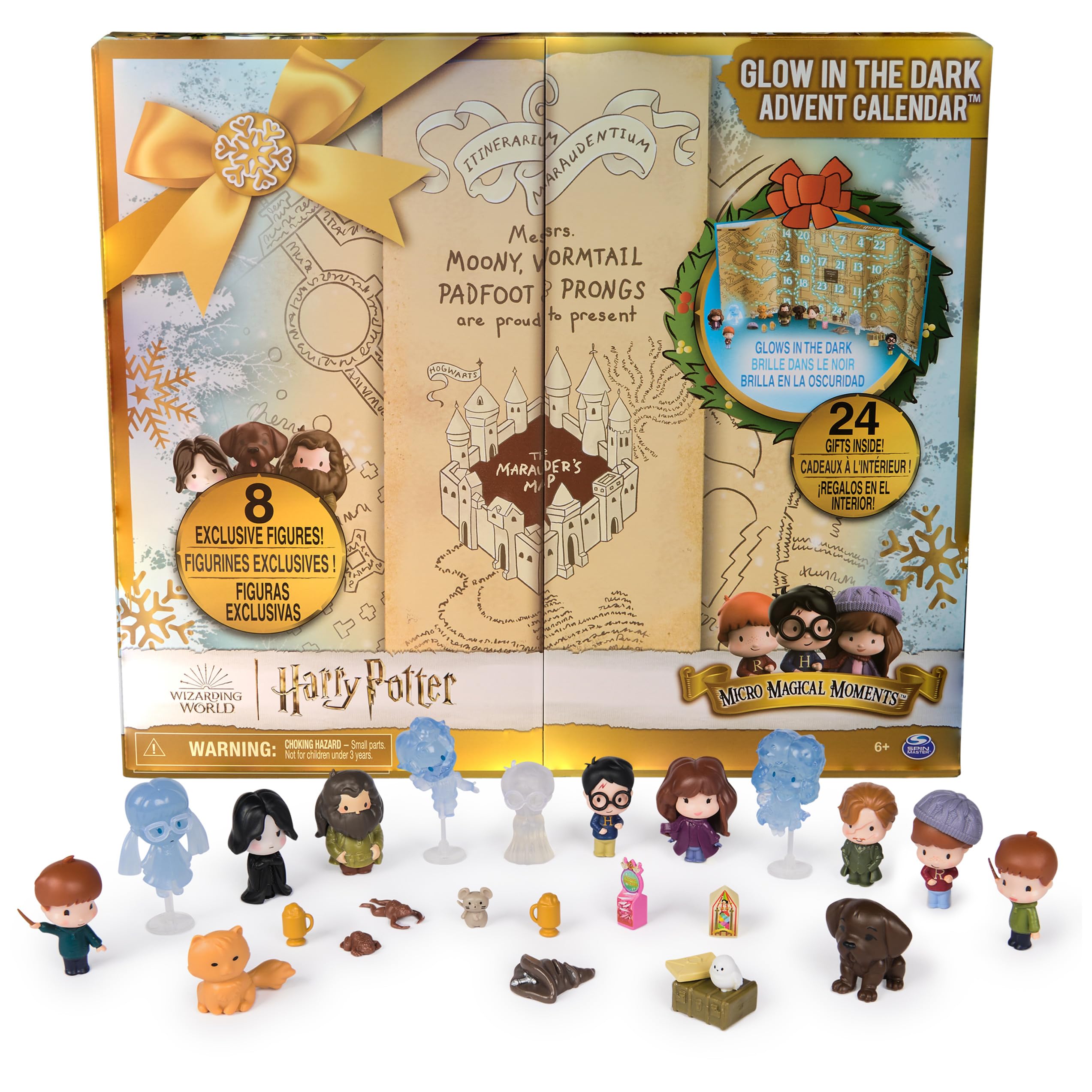 Foto 2 pulgar | Calendario De Adviento Wizarding World Harry Potter 2024 Con 24 Juguetes - Venta Internacional.