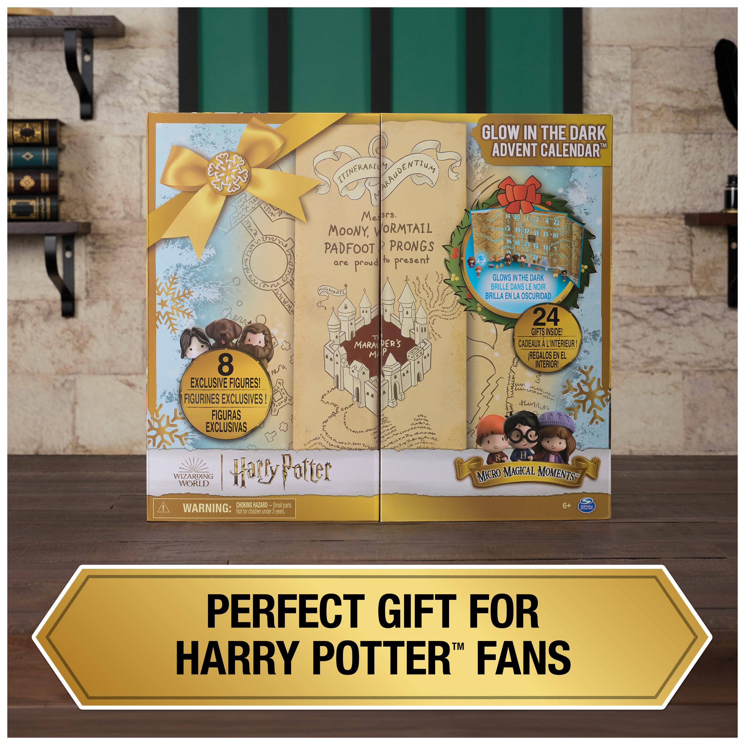Foto 7 pulgar | Calendario De Adviento Wizarding World Harry Potter 2024 Con 24 Juguetes - Venta Internacional.