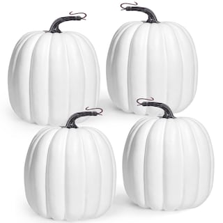 Foto 1 | Calabazas Decorativas Artmag Blancas 4 Piezas-Venta Internacional