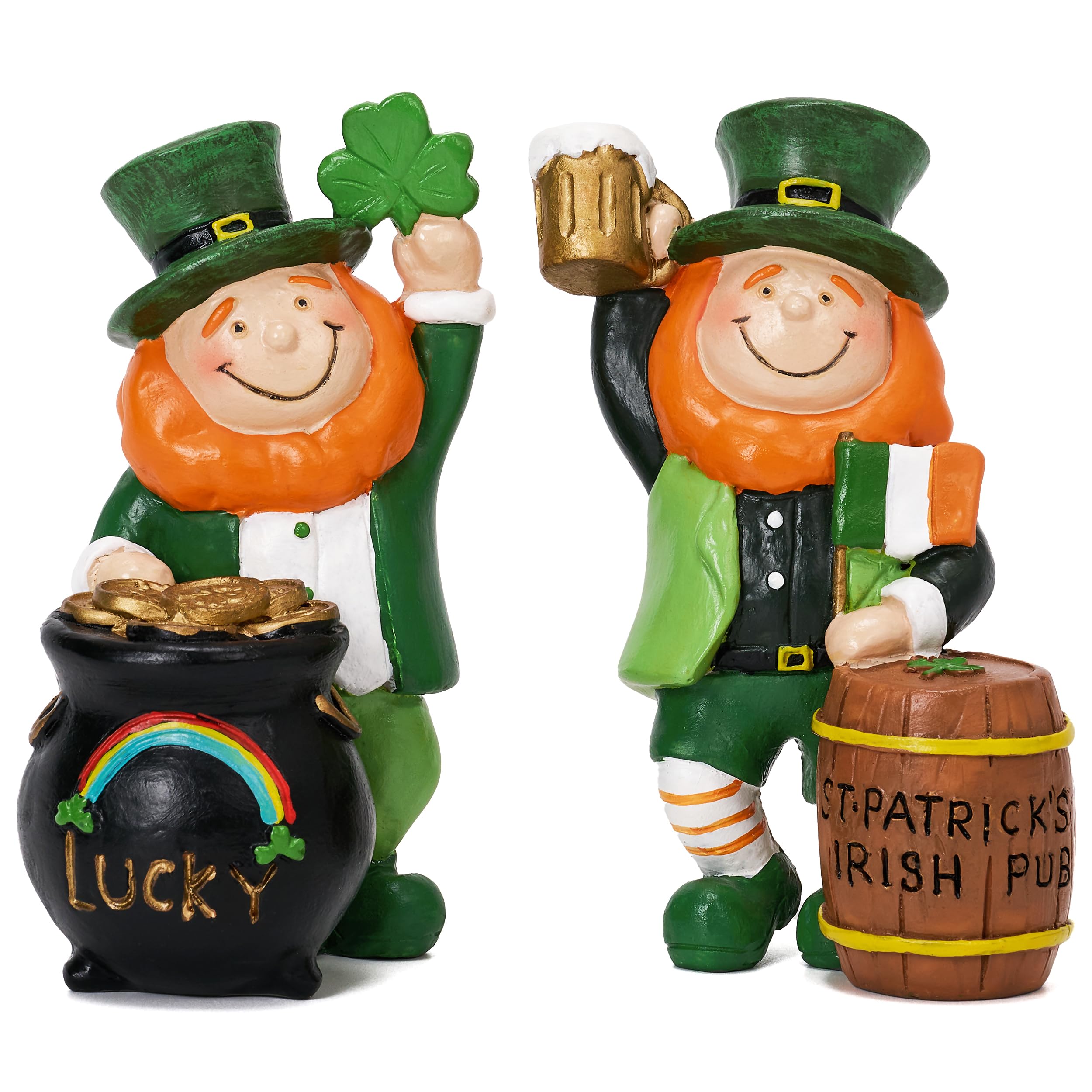 Foto 1 | Figura De Duende Valery Madelyn Del Día De San Patricio, 12 Cm, 2 Unidades - Venta Internacional.