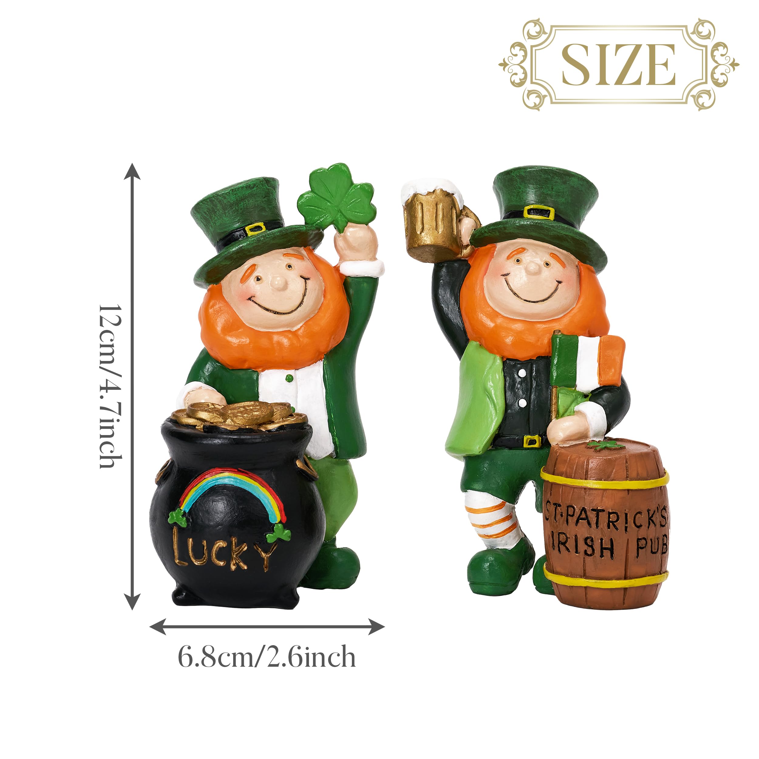 Foto 4 pulgar | Figura De Duende Valery Madelyn Del Día De San Patricio, 12 Cm, 2 Unidades - Venta Internacional.