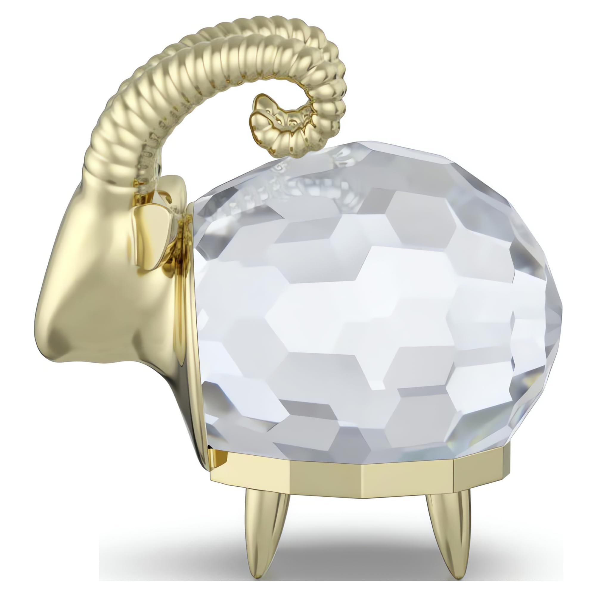 Foto 2 | Figura Del Zodiaco Capricornio De Swarovski Con Metal Dorado - Venta Internacional.