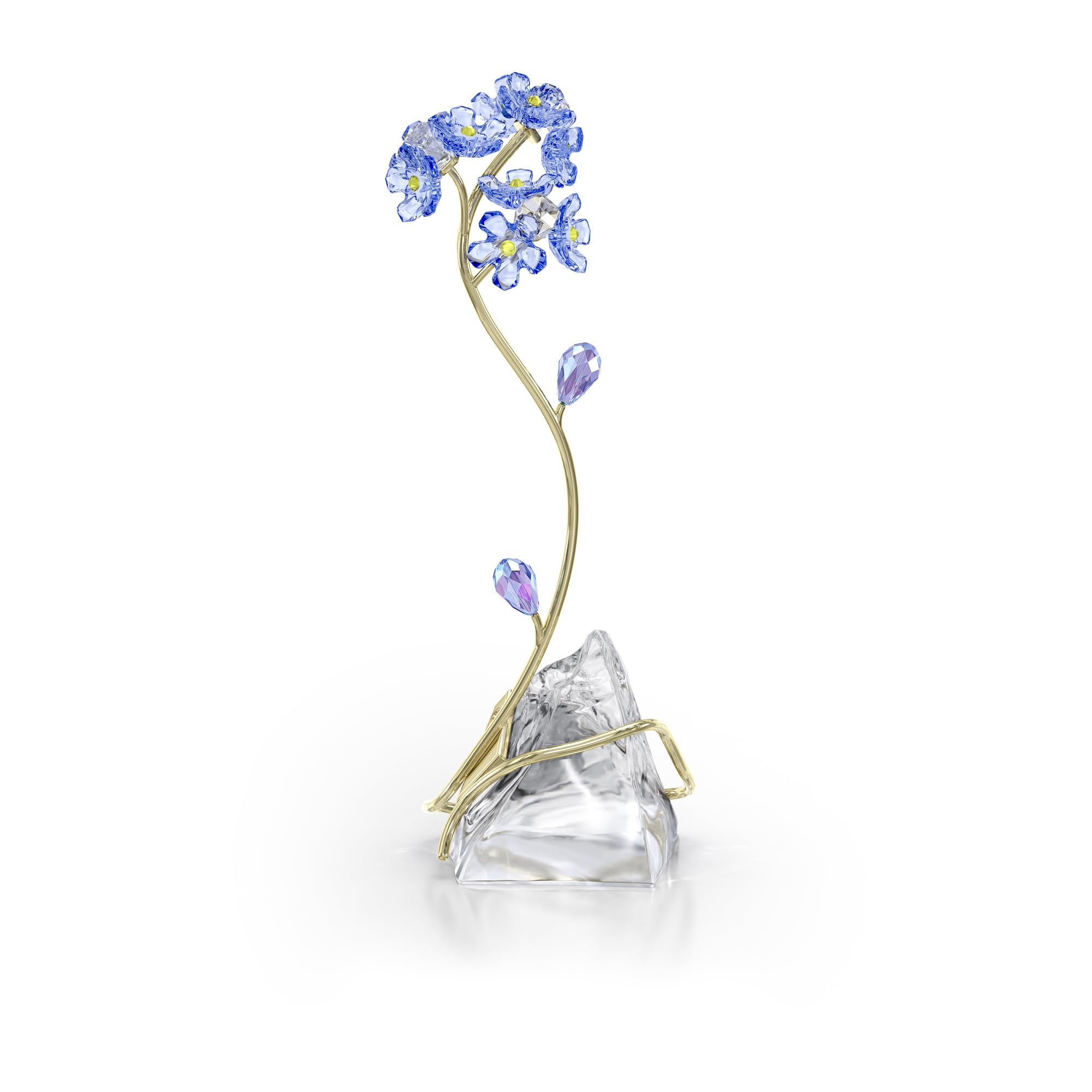 Foto 2 pulgar | Figura Florere Forget-me-not De Swarovski Con Cristales Y Tono Dorado - Venta Internacional.