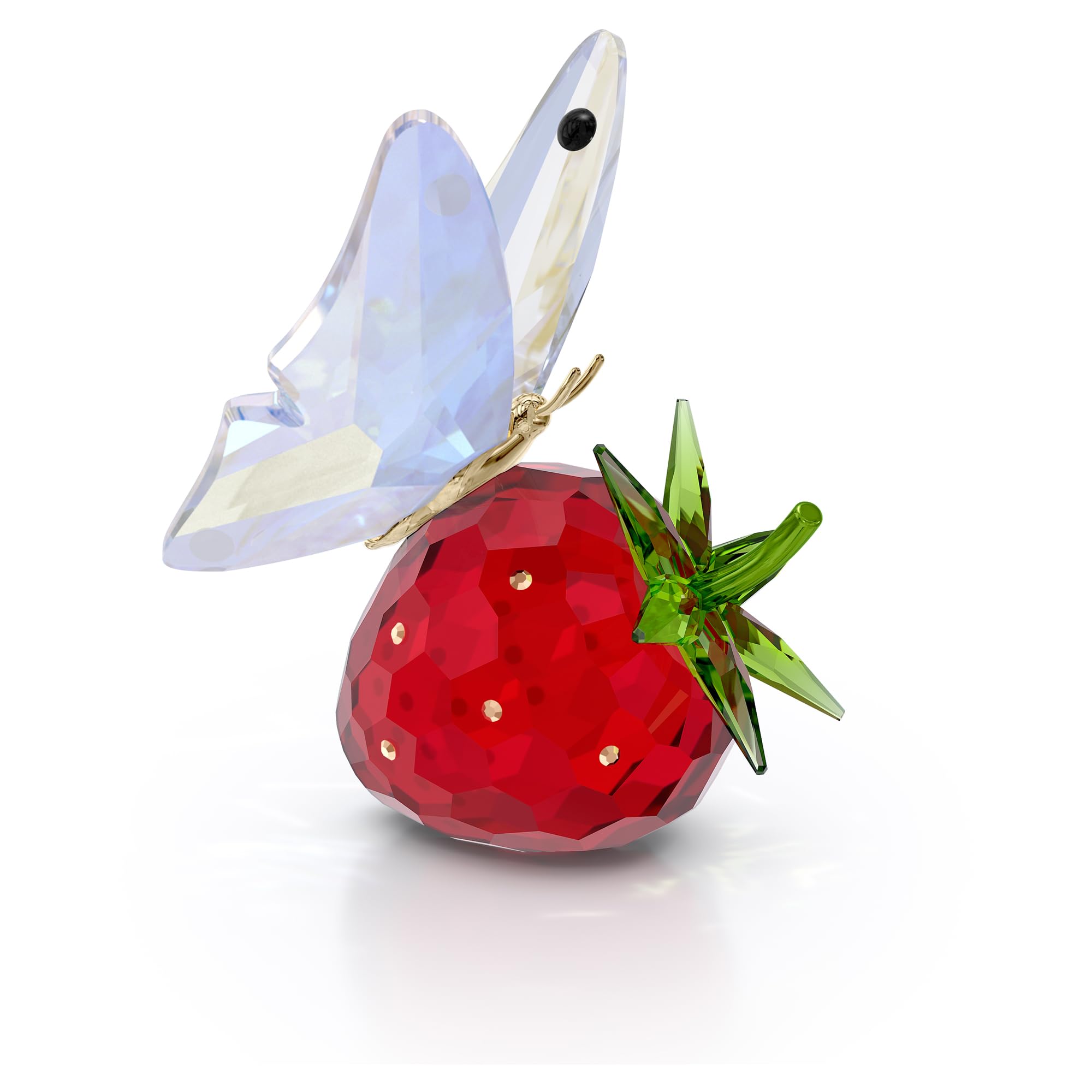 Figura Swarovski Idyllia Con Mariposa Y Fresa - Venta Internacional.