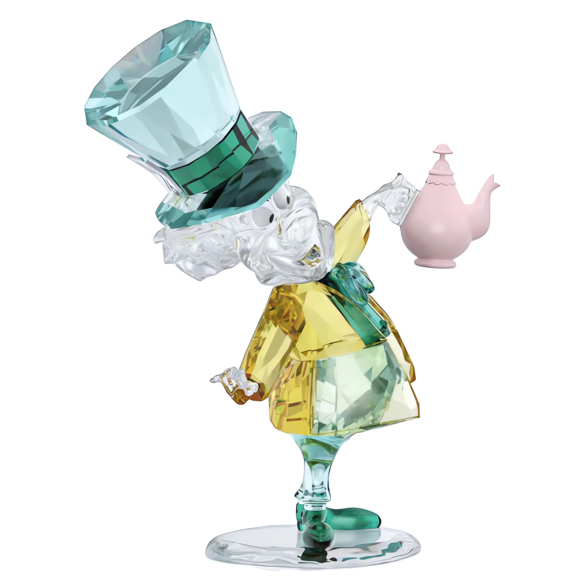 Foto 8 pulgar | Figura De Swarovski De Alicia En El País De Las Maravillas, Sombrerero Loco Con Cristales - Venta Internacional.