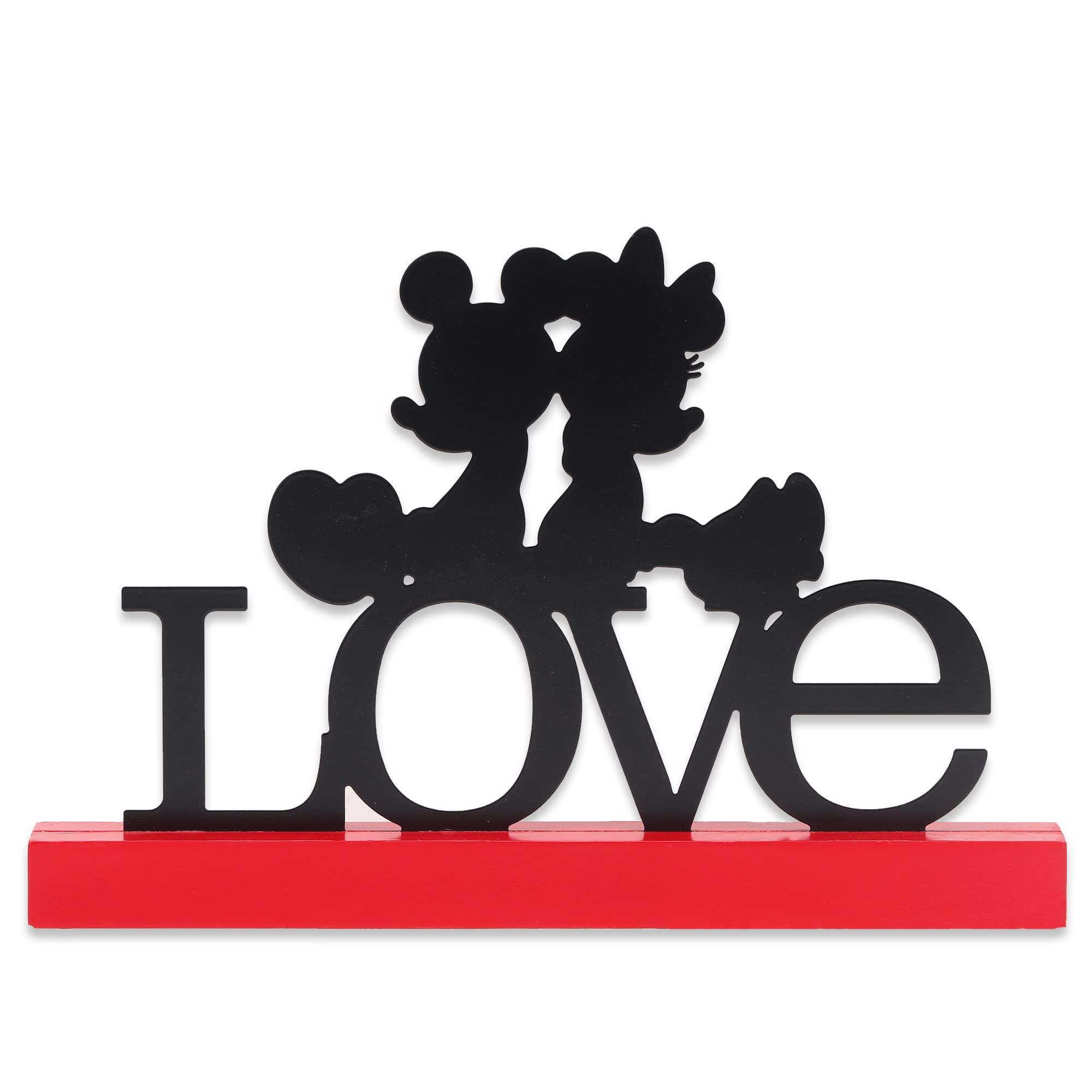 Foto 2 pulgar | Decoración De Mesa Open Road Brands Disney Mickey & Minnie Love - Venta Internacional.