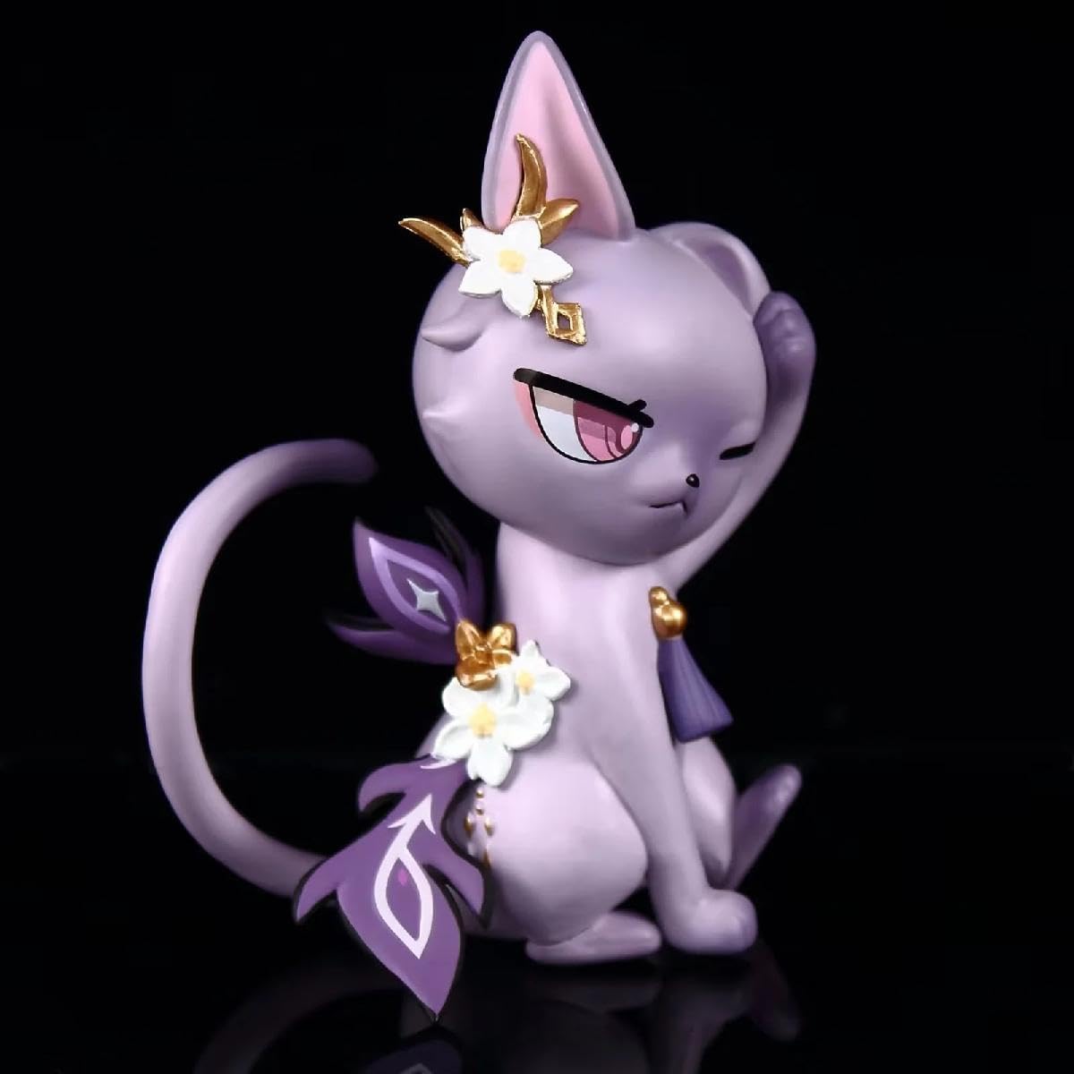 Foto 3 pulgar | Figura Rzahuahu Keqing Cat Figura De Juego De Anime De Pvc De 11 Cm - Venta Internacional.