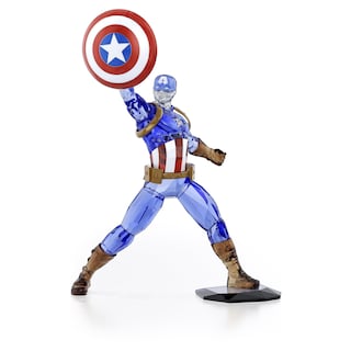 Foto 1 | Figura Swarovski Marvel Capitán América Con Cristales - Venta Internacional.