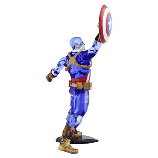 Foto 2 | Figura Swarovski Marvel Capitán América Con Cristales - Venta Internacional.