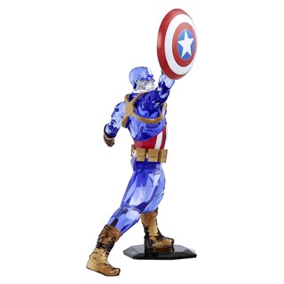 Foto 3 | Figura Swarovski Marvel Capitán América Con Cristales - Venta Internacional.