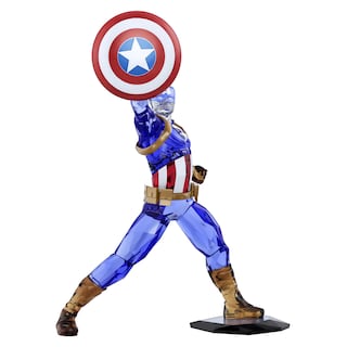 Foto 5 | Figura Swarovski Marvel Capitán América Con Cristales - Venta Internacional.