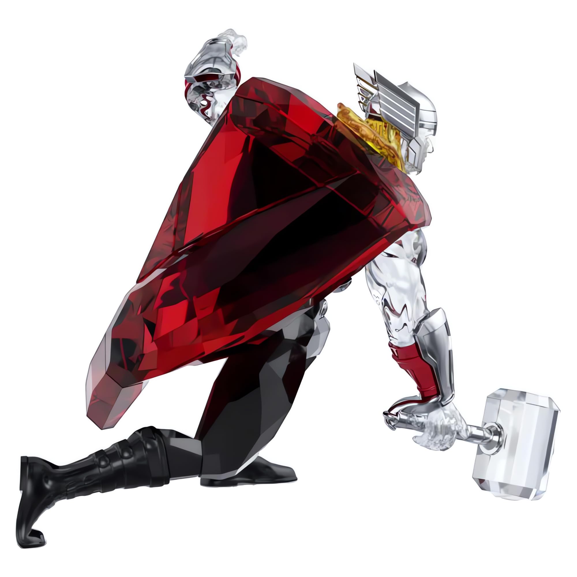 Foto 3 pulgar | Figura Swarovski Marvel Thor Con Cristales Multicolores - Venta Internacional.