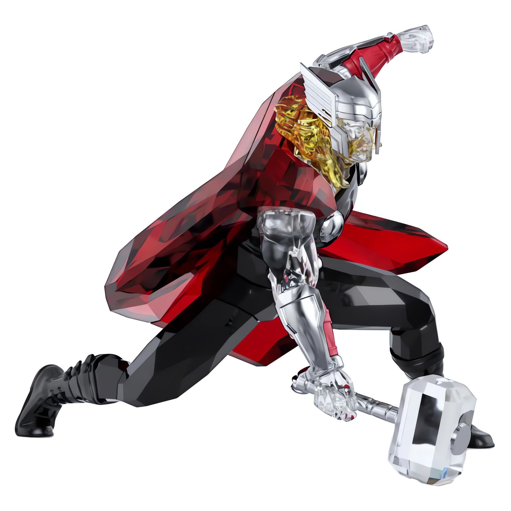 Foto 4 pulgar | Figura Swarovski Marvel Thor Con Cristales Multicolores - Venta Internacional.