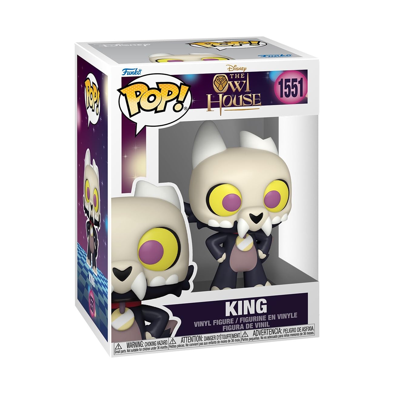 Foto 2 pulgar | Figura De Vinilo Funko Pop Disney The Owl House King Clawthorne - Venta Internacional.