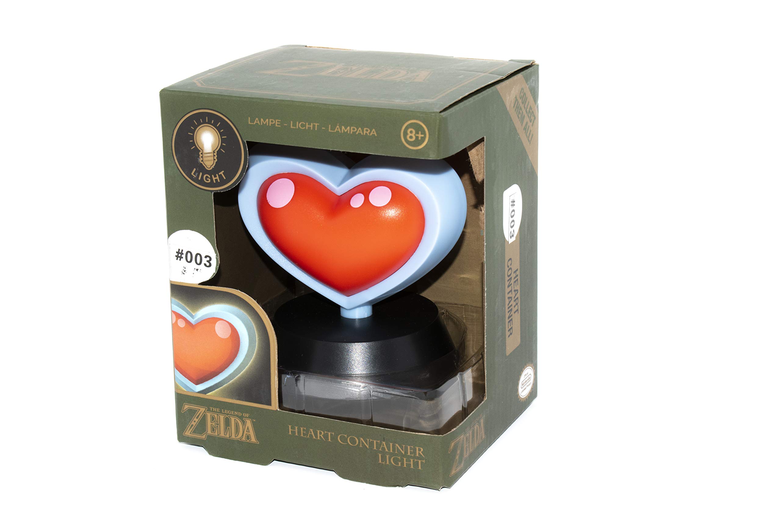 Foto 6 pulgar | Contenedor En Forma De Corazón De Paladone Ligero En 3d Legend Of Zelda - Venta Internacional.